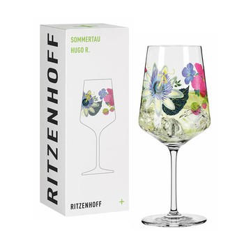 多用途酒杯 【WUZ屋子】德國 RITZENHOFF+ Summer Dew 夏露系列高腳水晶杯-激情之花