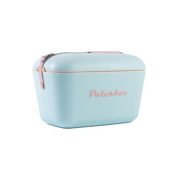 西班牙 Polarbox 12L流行多功能攜帶式露營野餐保冰盒 天空藍