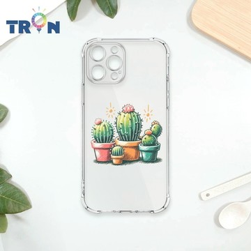 TRON IPhone 12 PRO MAX 小花太陽仙人掌 四角防摔 軟殼 手機殼