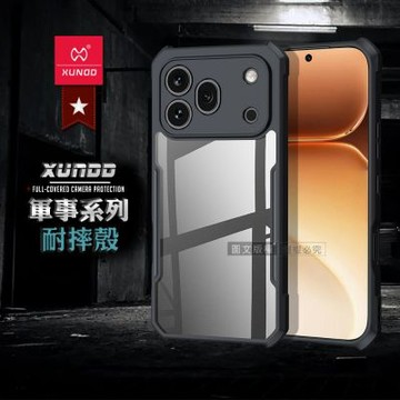 XUNDD訊迪 軍事防摔 榮耀HONOR 600 Pro 鏡頭全包覆 清透保護殼 手機殼(夜幕黑)