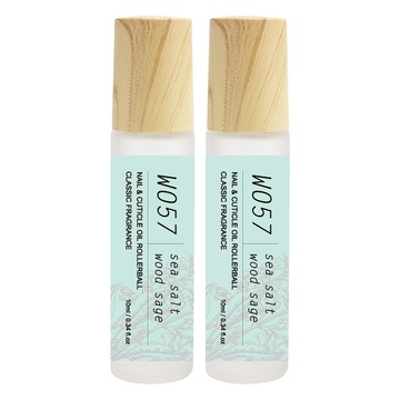 STAR KING 星之冠 滾珠指緣油 海鹽與鼠尾草 10ml 香水香氛精油配方  2瓶