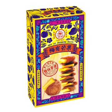 順泰 蜜餞 梅有芒果  1盒  60g