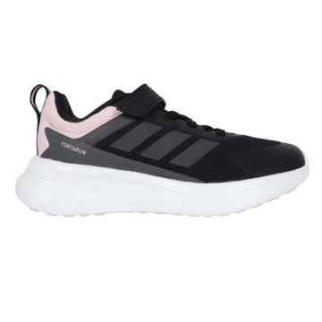 ADIDAS FORTARUN 4.0 EL C 女中童運動鞋-運動 休閒 愛迪達 JR9313 黑粉