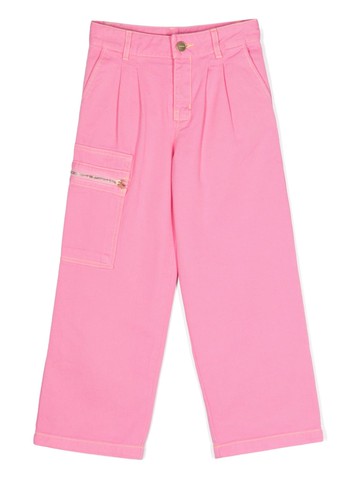 JACQUEMUS L'ENFANT - Le de Nîmes cotton trousers - kids - Cotton - 8 yrs - Pink