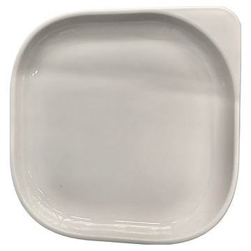 懶角落 吐骨碟套裝 白色 四個裝盤子 PP材質 中國產  14.5cm  2組