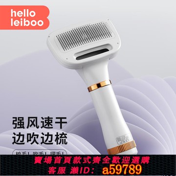 【全網低價 可打統編】寵物吹風機拉毛一體靜音狗狗吹毛梳子洗澡吹毛神器烘干貓咪吹風機