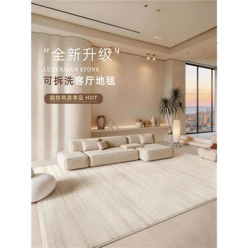 地毯客廳2026新款奶油風家用沙發防水防污極簡高級感臥室地墊天津