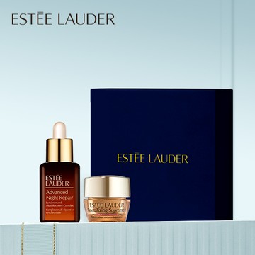 幫你打氣UP↑ 美力滿格💪【Estee Lauder 雅詩蘭黛】小棕瓶15ml+膠原霜5ml｜生日禮物