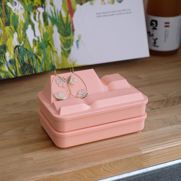 地景置物盒－山谷+基本款 ( 2件組 )－彩色系列 LakeGreen 湖水綠