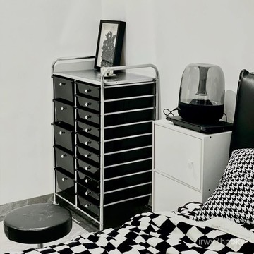 可移動收納櫃 抽屜式a4文件櫃 零食玩具美甲收納家用客廳多層置物架