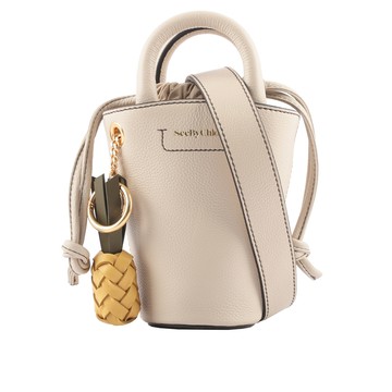 SEE BY CHLOE MINI CECILYA 水桶型托特包/米色