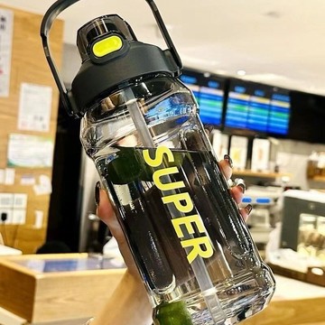 ✨壹灣出貨✨戶外大容量水壺運動水杯男女高顏值學生吸管杯便攜耐高溫健身水壺