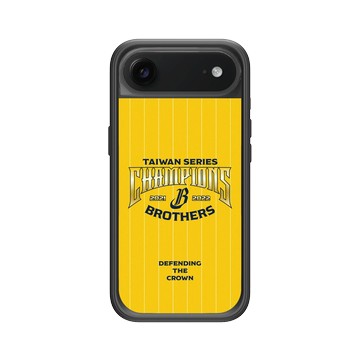 iPhone Air Mod NX -邊框背蓋組合 (相機按鈕) 黑 - 職棒-中信兄弟 Brothers - 2022中信兄弟總冠軍紀念款-榮耀黃