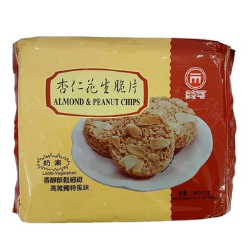 美可 杏仁花生脆片 352g 【康鄰超市】