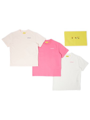 off-white pack 3 t-shirts