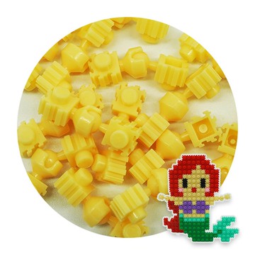 韓國 Color Story - 免燙拼豆配件-關節豆20入組(米黃色/8mm適用)