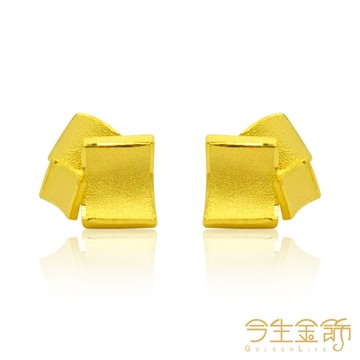 今生金飾 多情耳環 黃金耳環