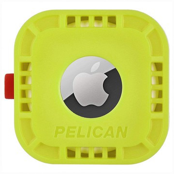 美國 Pelican 派力肯 AirTag 專用黏貼式固定座 - 萊姆綠