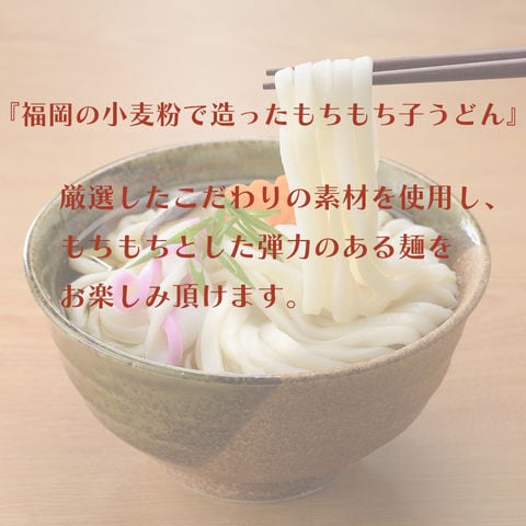 もちもち子うどん（１６食）  （ゆでめん２００ｇ、スープ２８ｇ）×１６