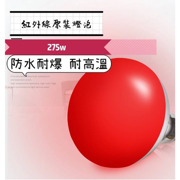 【台灣現貨】加熱燈泡 通用 275W 烤燈 速熱 三秒速熱 0-115度