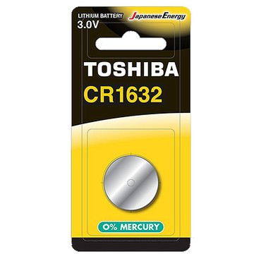 【蝦皮直營】【東芝Toshiba】CR1632鈕扣型 鋰電池(3V DL1632鈕型電池 無鉛 無汞)廠商直送