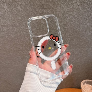 表情KT iphone 16 適用於iPhone11 12 13 14 15 16ProMax 蘋果 磁吸 防摔 手機殼