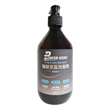 POWER HERO 勁漢英雄 強健豐盈洗髮精  500ml  1瓶