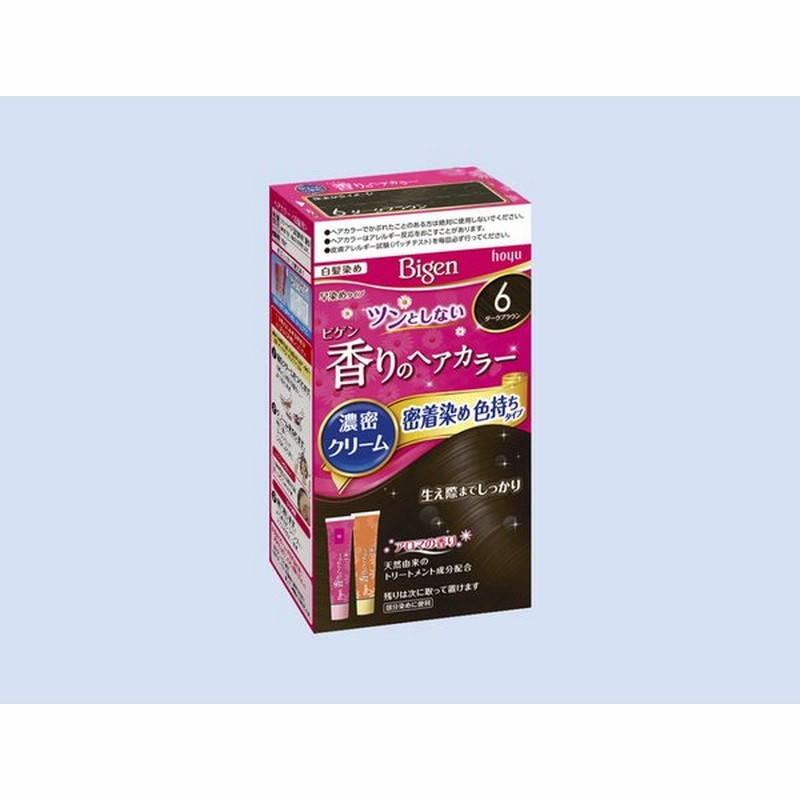 医薬部外品 ホーユー ビゲン 香りのヘアカラー クリーム ダークブラウン 6 通販 Lineポイント最大0 5 Get Lineショッピング