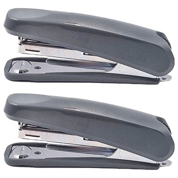 Double A 10號釘書機  人體工學設計  耐用度高可釘約60 000次  2個  灰色