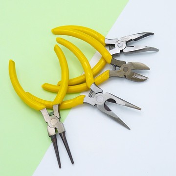 ［台灣現貨➕當日發貨］😛😜買十送一😛🔥DIY穿珠飾品手工鉗 多功能斜口鉗圓嘴鉗‘’小鉗子5寸‘’迷你鉗尖嘴鉗