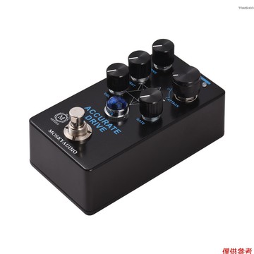 Winn MOSKYaudio ACCURATE DRIVE 吉他驅動貝司效果器踏板音量/明亮/驅動/門/攻擊-4 模式