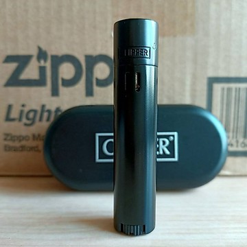 【現貨附發票】最新款 西班牙 CLIPPER 噴射直衝 鋅合金材質 加蓋 附精美禮盒 (黑色)