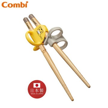 Combi 康貝 巧虎三階段彈力學習筷(附贈學習筷環保收納袋)-左手/右手【悅兒園婦幼生活館】