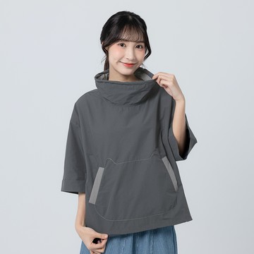 a la sha 休閒寬高領上衣