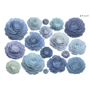 【10月新品4】20-22-0053 裁切紙・拼貼素材 陸蓮花