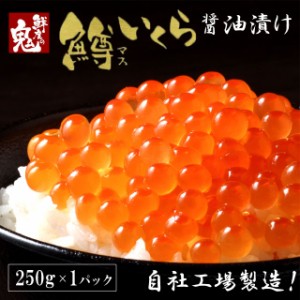 極上 完熟 ますいくら醤油漬け250g イクラ いくら いくら醤油漬け 送料無料 イクラ醤油漬け ギフト 鱒いくら プレゼント