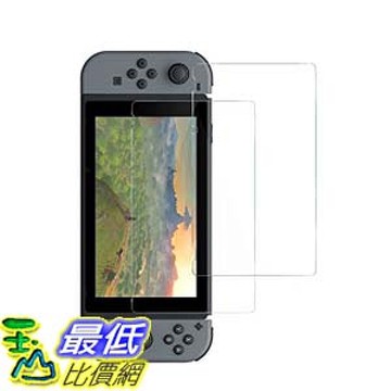 [106美國直購] Anker B06XCXJZWJ 螢幕保護貼 Glass Screen Protector for Nintendo Switch [2-Pack]