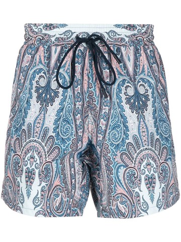 ETRO - paisley-print swim shorts - men - Polyamide/Polyester - XXXL - Blue