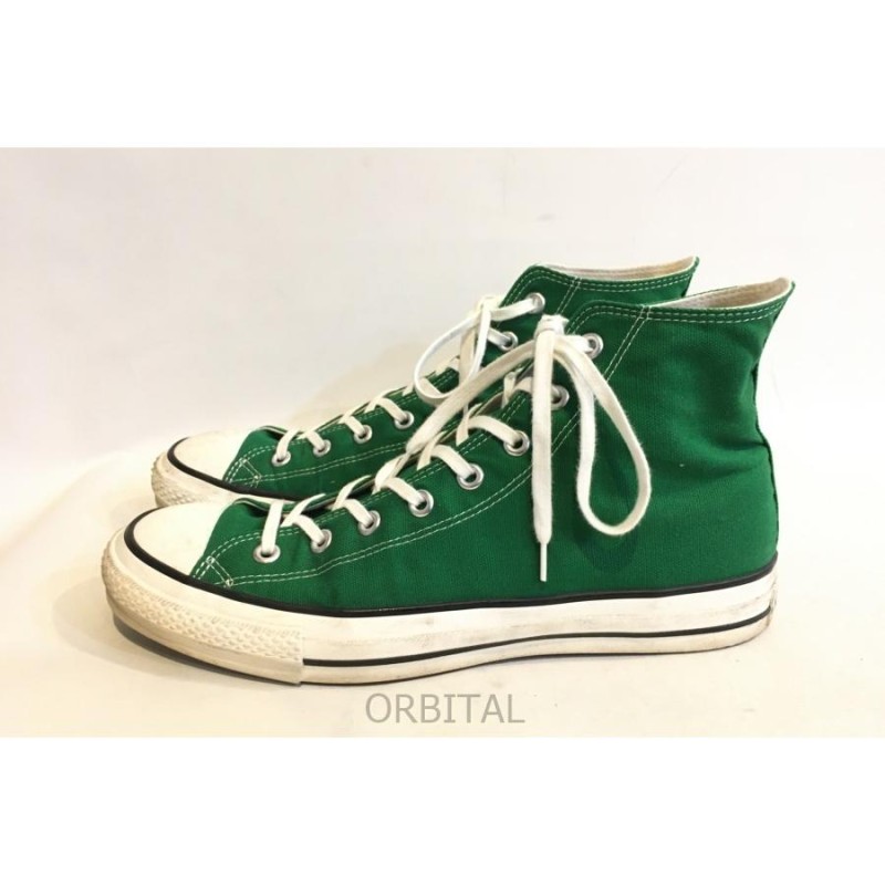 二子玉) コンバース converse 日本製 オールスターハイカット スニーカー グリーン 緑 メンズ 10.5（29cm） | LINEショッピング