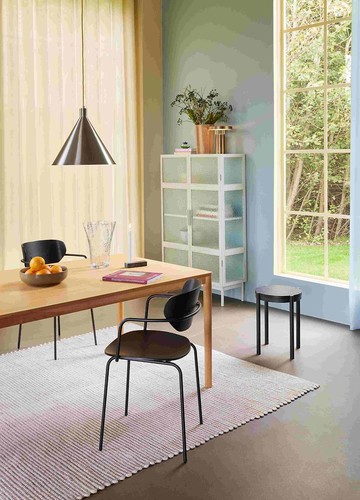 預購【141906】黑色阿爾風華餐椅