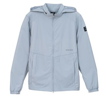 SKECHERS 男拉鍊連帽外套 - P226M086-001C