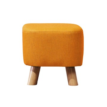 ASSARI-休伊小方凳(寬30x深30x高30cm)橘黃色
