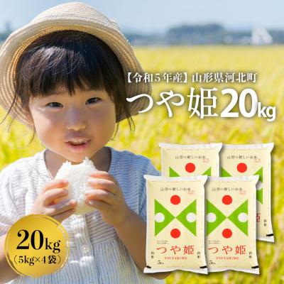 ふるさと納税 河北町 2024年5月中旬発送 つや姫20kg 山形県産