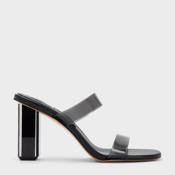 Fia 果凍雙帶高跟拖鞋