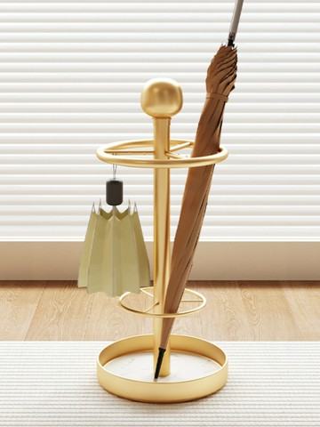 雨傘架 雨傘桶 雨傘收納架 輕奢進門雨傘架入戶家用收納架門口落地簡約酒店大堂可瀝水裝