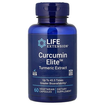 Life Extension, 薑黃素精華薑黃提取物，60 粒素食膠囊