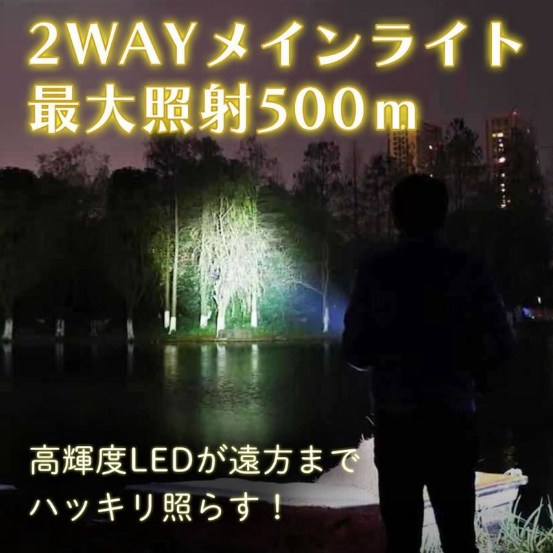 懐中電灯 ledライト 強力 ハンディライト led懐中電灯 充電式