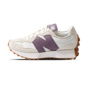 New Balance 327 女鞋 米白紫色 麂皮 拼接 復古 膠底 運動 休閒鞋 WS327FTC