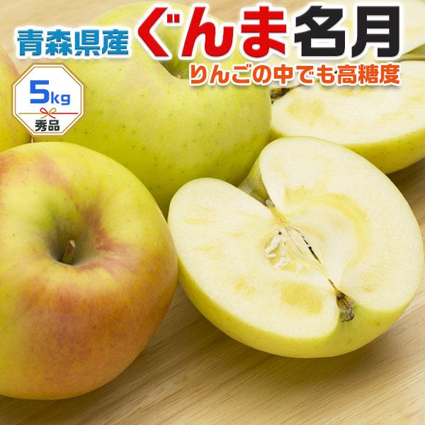 りんご 青森県産 ぐんま名月 5kg 秀品 林檎 リンゴ お取り寄せ フルーツ 果物 アップル 贈答用 青森県産 ぐんまめいげつリンゴ 送料無料