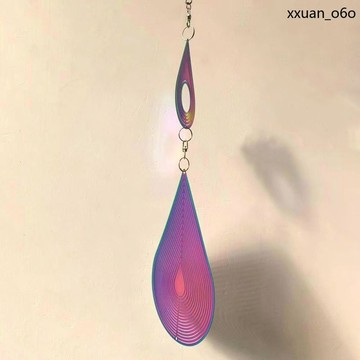 秋冬熱賣🔥飾 大夢歸離3d 滴風轉吊墜掛 飾庭院陽臺裝 立體旋轉曼陀 羅風鈴彩虹水